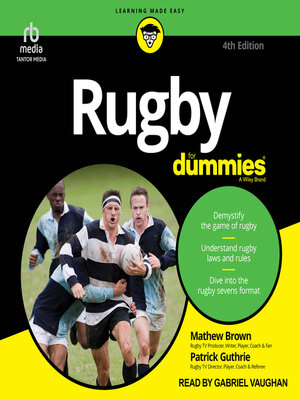 cover image of Rugby For Dummies